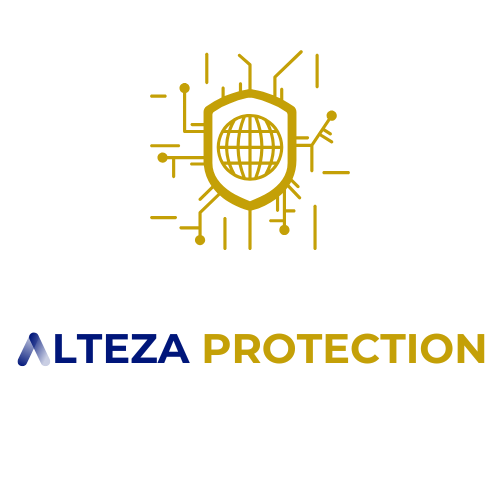 Sécurité, Alarme & Vidéoprotection B2B | ALTEZA Logo ALTEZA Protection : Ingénierie de la sécurité B2B, installation de vidéoprotection, alarmes et contrôle d'accès.